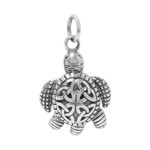 Sterling Silver Celtic Turtle Pendant